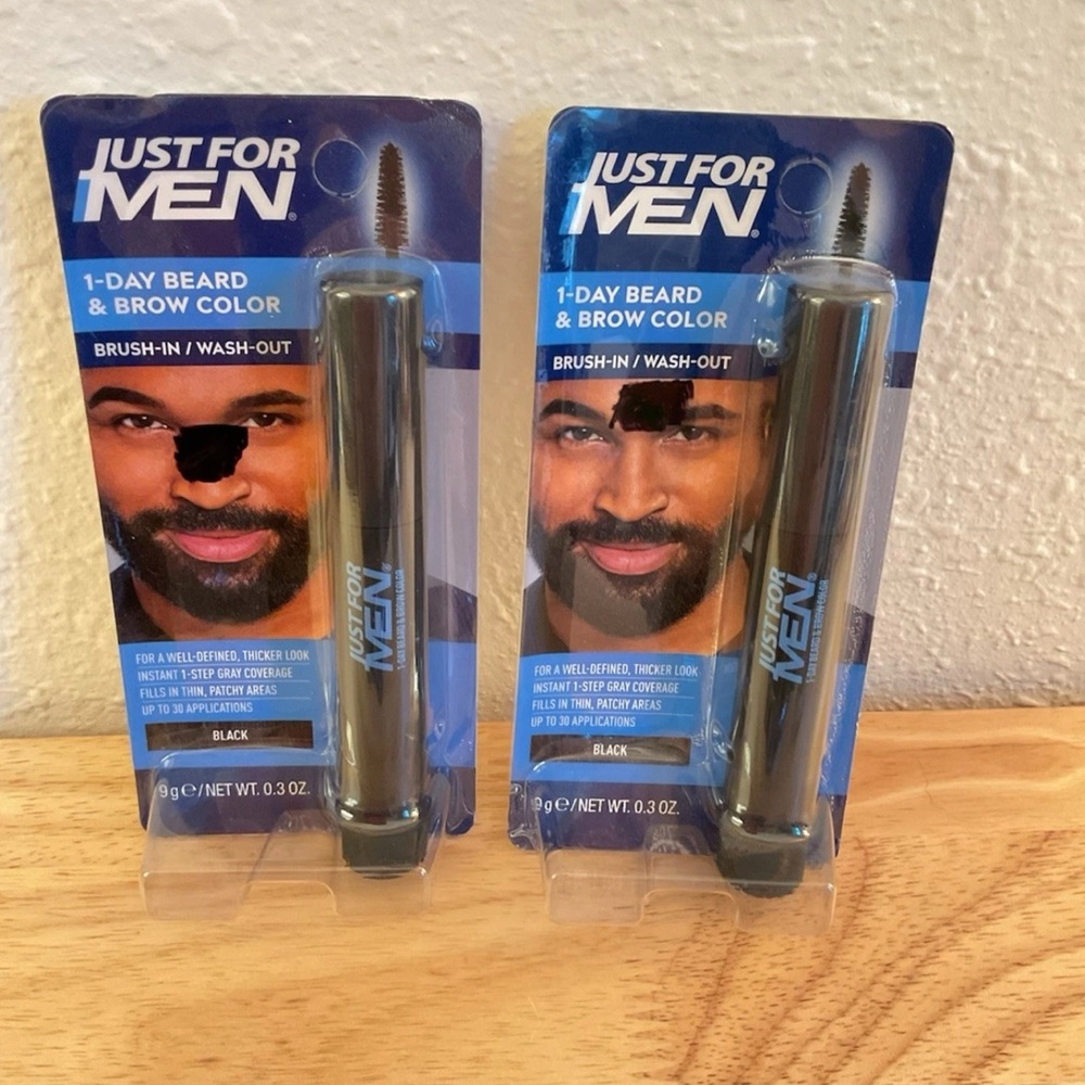 Black Beard & Brow Color